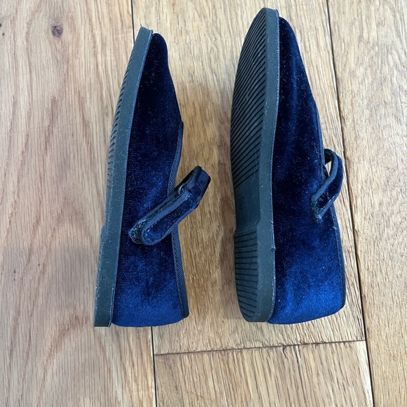 Velvet Mary Janes for Kids - Dark Navy - Picture 8 of 9